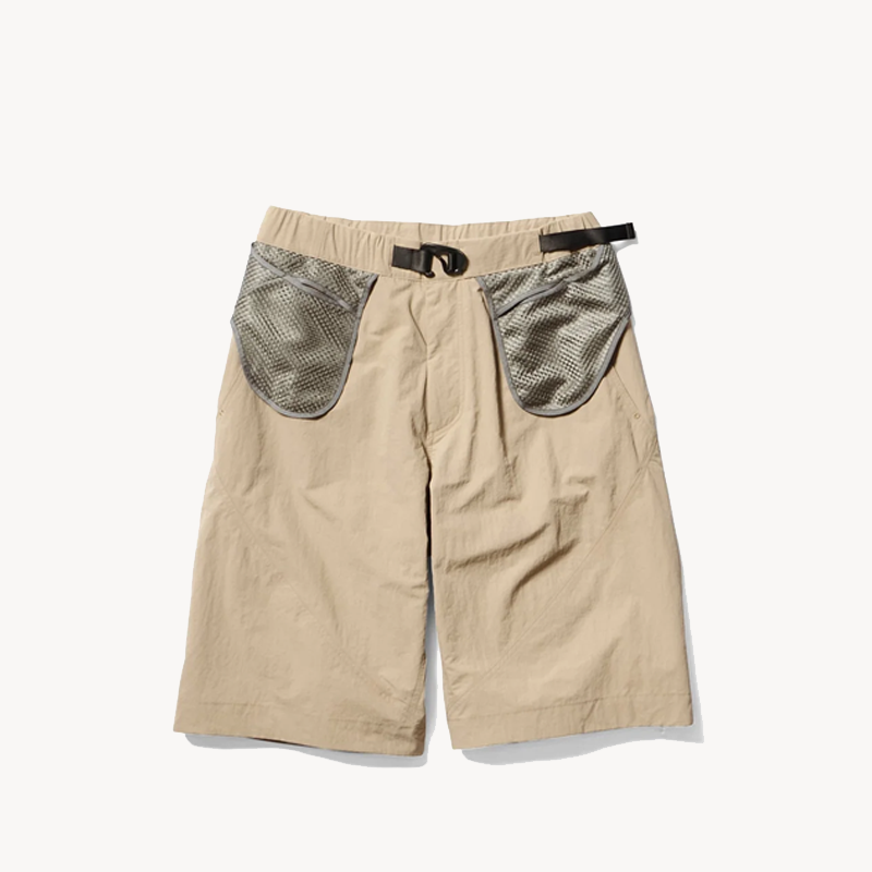 GOLDWIN 0 Helicoid Pocket Shorts – Peyote (1) GOLDWIN 0 Helicoid Pocket Shorts – Peyote