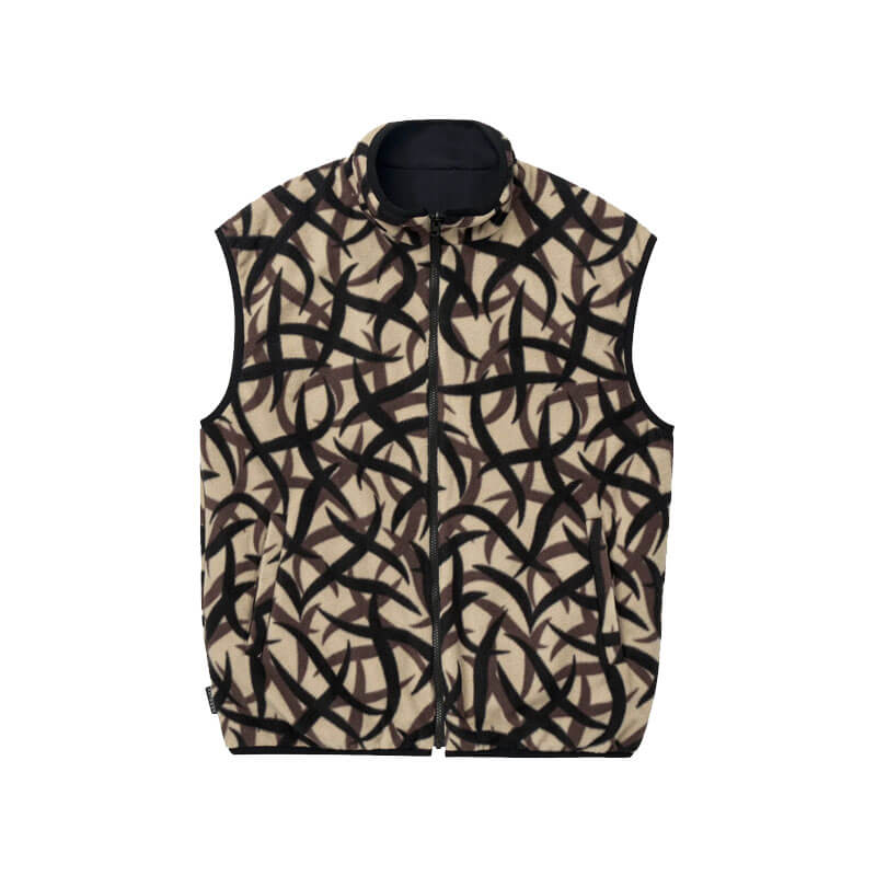 GRAMICCI-Reversible-Fleece-Vest-Tribal-Terra
