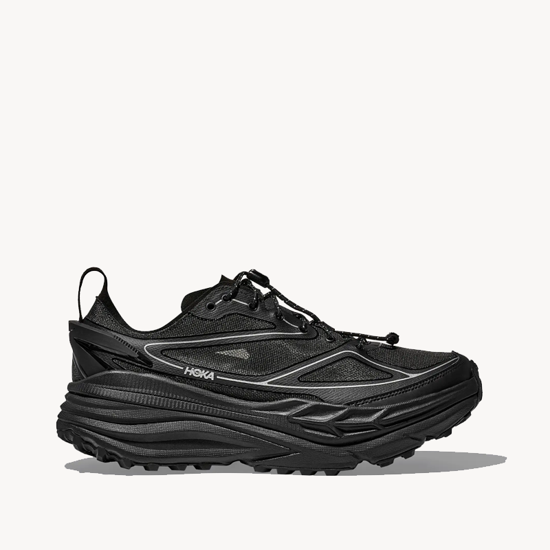 HOKA Stinson One7 - Black Silver (1) HOKA Stinson One7 - Black Silver