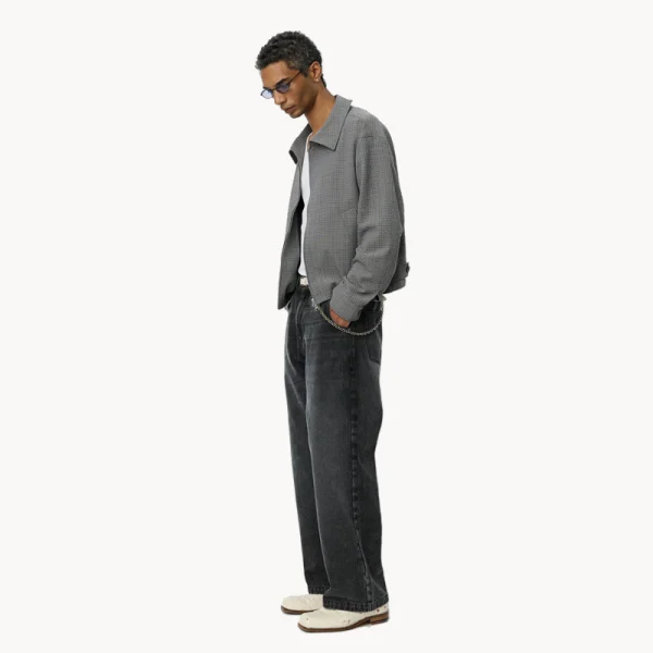 MFPEN Mail Jacket - Taupe Check
