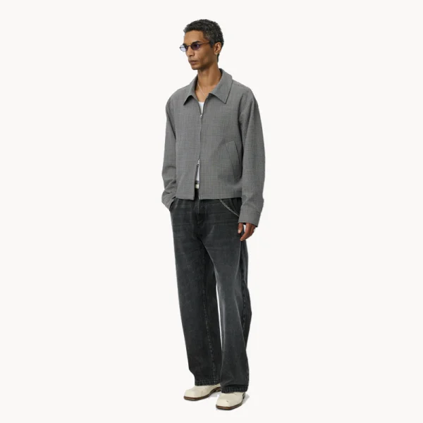 MFPEN Mail Jacket - Taupe Check