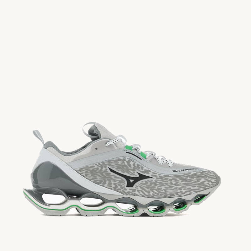 MIZUNO-WAVE PROPHECY 13 2 Harbor Mist Black Vibrant Green 0 MIZUNO-WAVE PROPHECY 13 2 Harbor Mist Black Vibrant Green