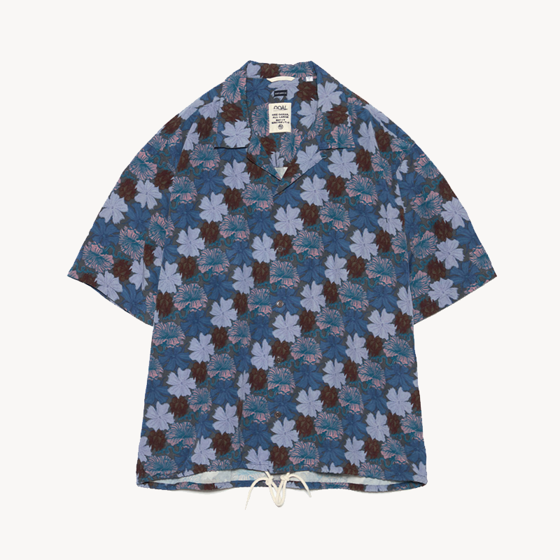NANAMICA Nanaloha SS Shirt – Navy (1) NANAMICA Nanaloha SS Shirt – Navy
