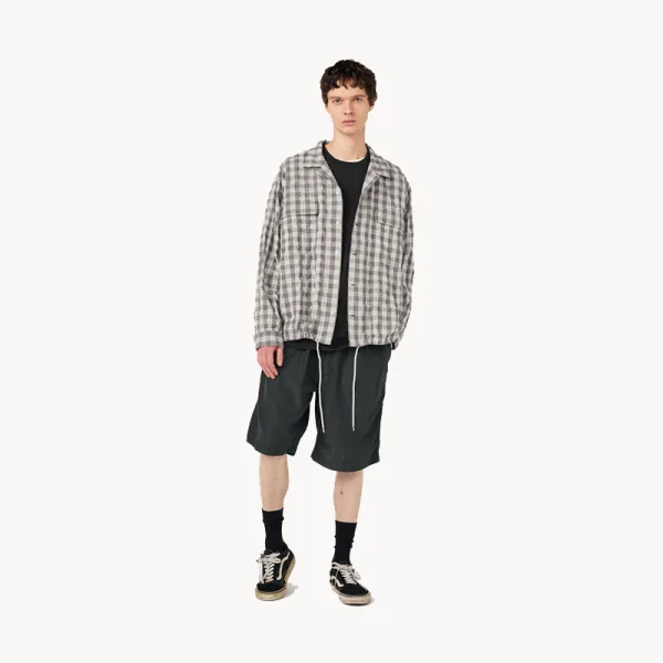 NANAMICA Palaka Check Shirt – Gray