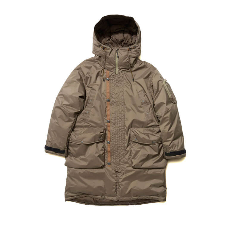 NANGA-AURORA-TEX-DOWN-FIELD-HALF-COAT-M-Grey
