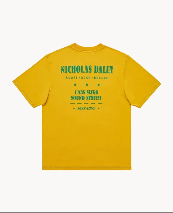 NICHOLAS DALEY Roots Rock Regaae Tee - Gold