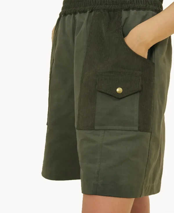 NICHOLAS DALEY Scout Shorts - Olive