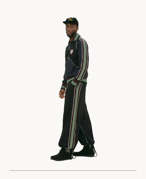NICHOLAS DALEY Track Top - Black