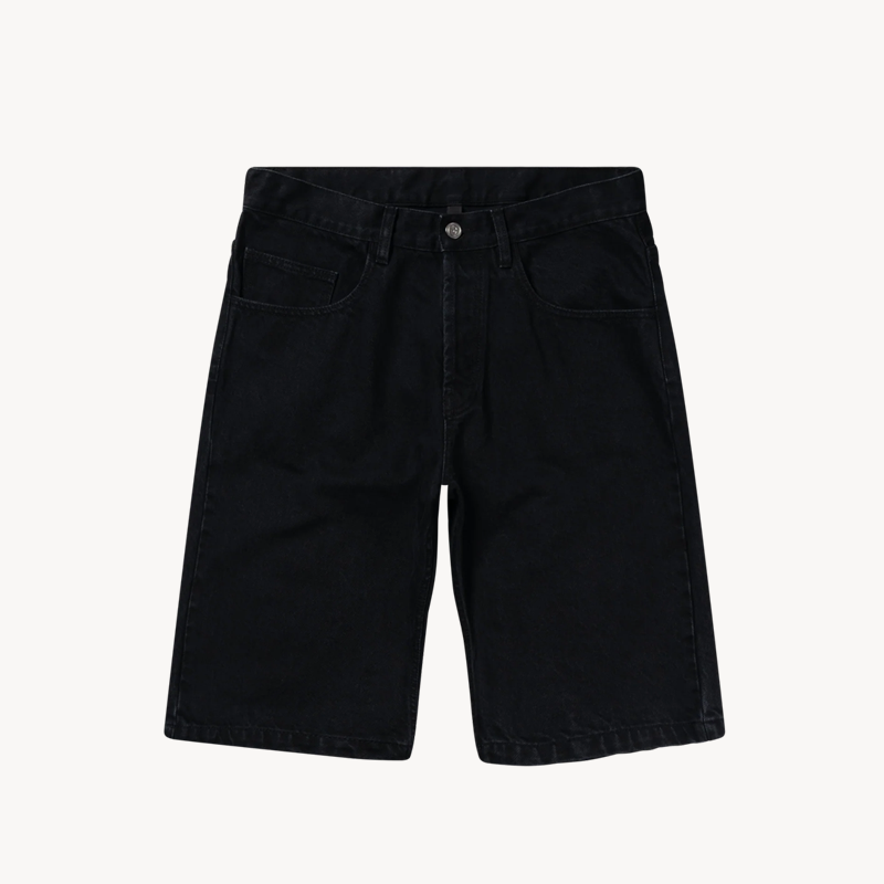 NO PROBLEMO Denim Bagi Shorts – Black (1) NO PROBLEMO Denim Bagi Shorts – Black