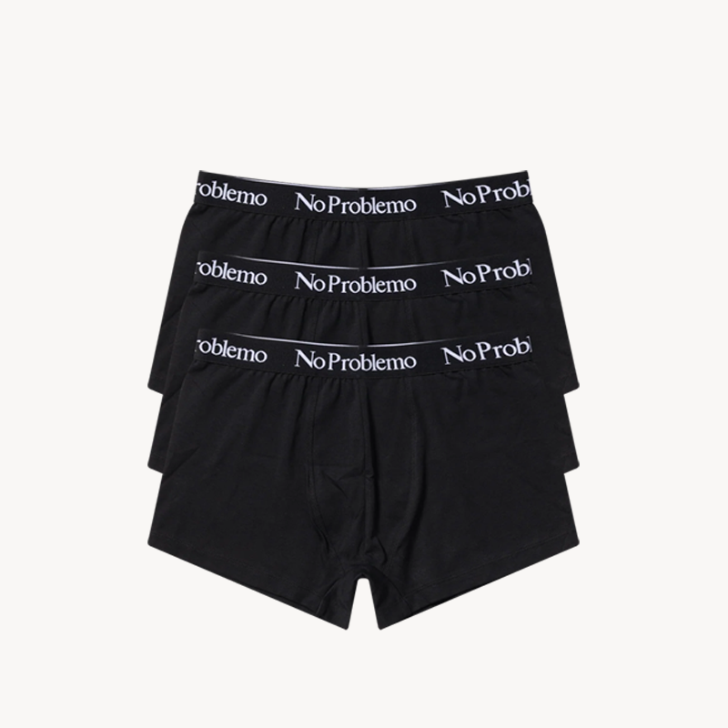 NO PROBLEMO No Problemo Boxer Briefs Multi Pack – Black (1) NO PROBLEMO No Problemo Boxer Briefs Multi Pack – Black