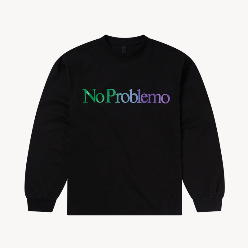 NO PROBLEMO No Problemo LS Tee – Black (1) NO PROBLEMO No Problemo LS Tee – Black