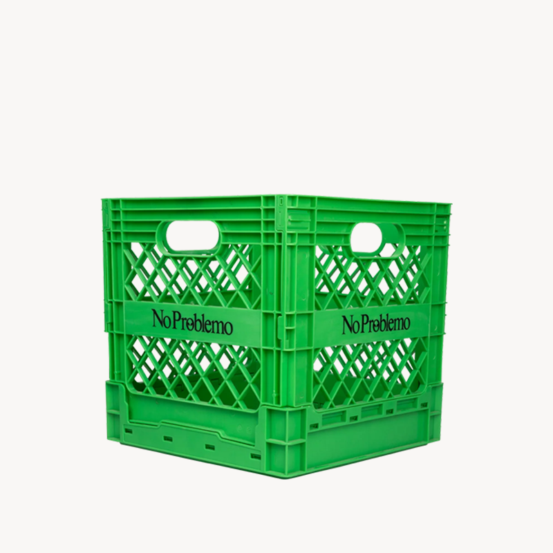NO PROBLEMO No Problemo Vinyl Crate – Green (1) NO PROBLEMO No Problemo Vinyl Crate – Green