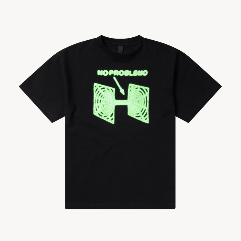 NO PROBLEMO Wormhole SS Tee – Black (1) NO PROBLEMO Wormhole SS Tee – Black