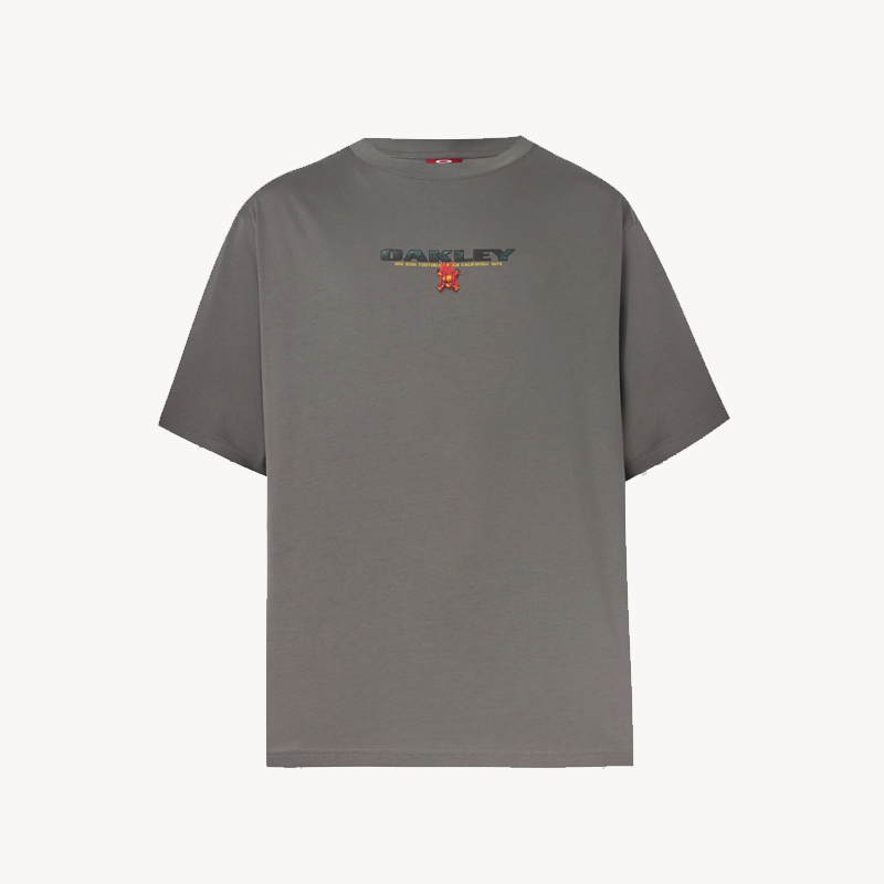 OAKLEY Heritage Flame F&B Tee - Granite Gray OAKLEY Heritage Flame F&B Tee - Granite Gray