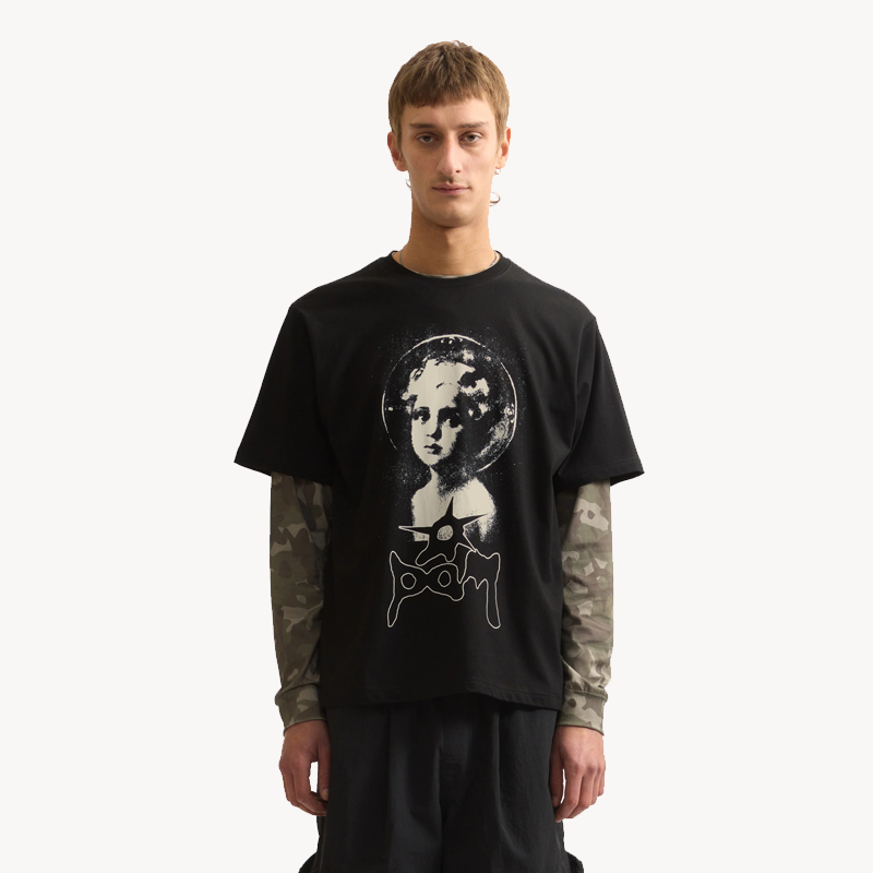 PAM Angel 4 LYF Tee - Black PAM Angel 4 LYF Tee - Black