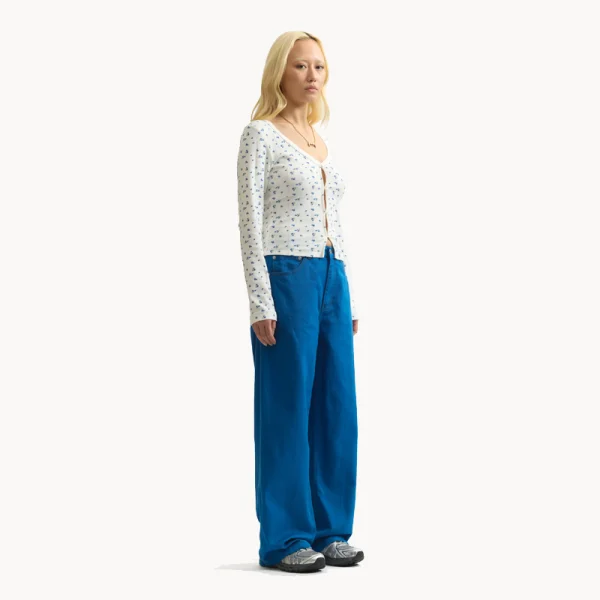 PAM Chimera Pointelle Cardigan - Off White