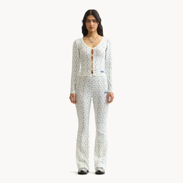 PAM Chimera Pointelle Cardigan - Off White
