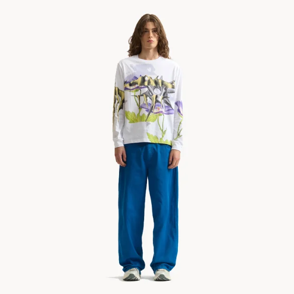 PAM Digital Floral Specialty LS Tee - White