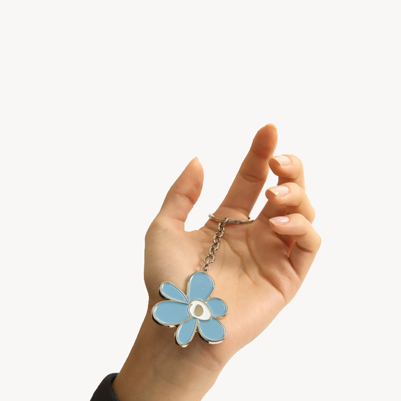 PAM Gestures Metal Keyring - Duck Egg PAM Gestures Metal Keyring - Duck Egg