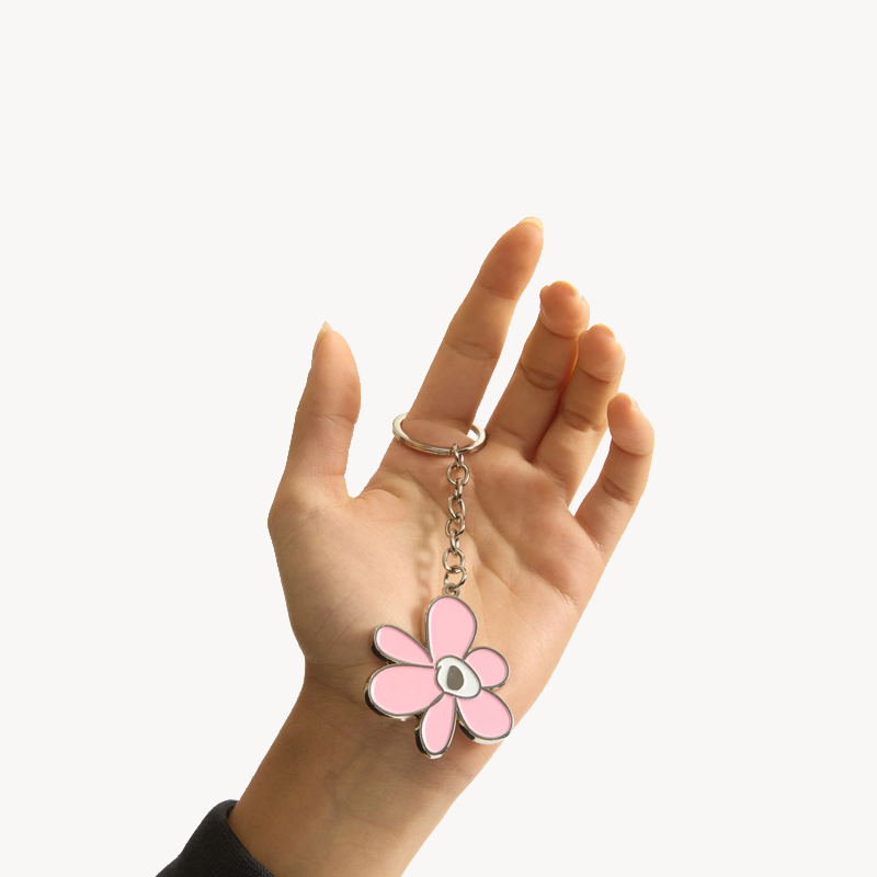 PAM Gestures Metal Keyring - Pink Icing PAM Gestures Metal Keyring - Pink Icing