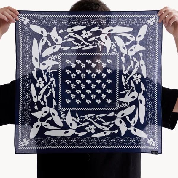 PAM Kaleidoscope of Butterflies Bandana - Navy