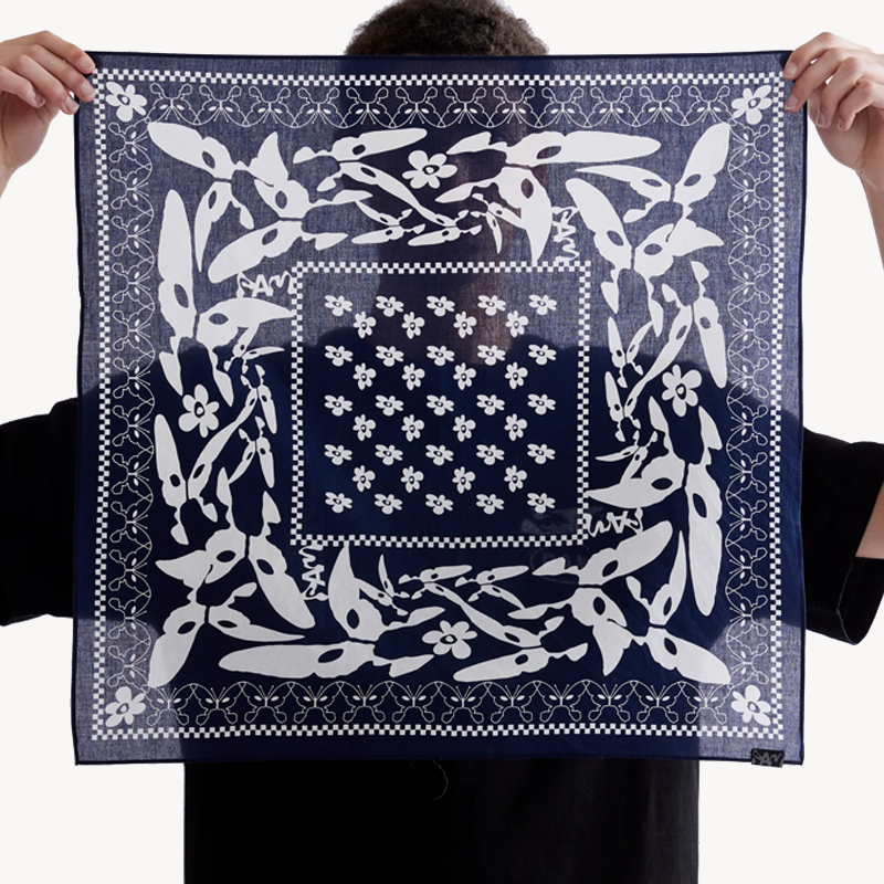 PAM Kaleidoscope of Butterflies Bandana - Navy PAM Kaleidoscope of Butterflies Bandana - Navy