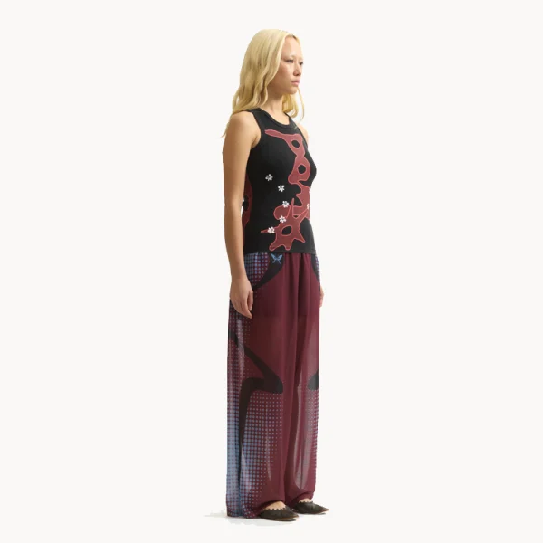 PAM Stipple Mesh Pants - Brick Red