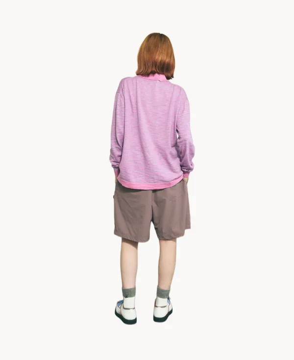 PHINGERIN Nylon Ripstop shorts – Dark Lilac