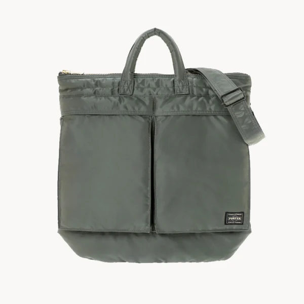 PORTER -YOSHIDA & Co Tanker Helmet Bag - Sage Green