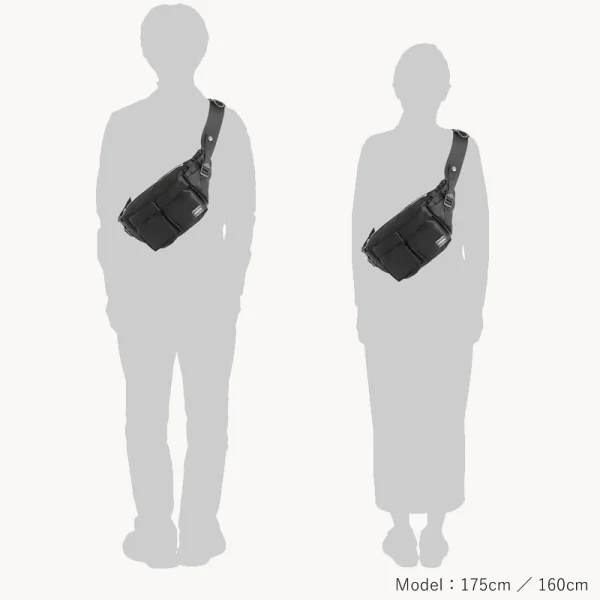 PORTER -YOSHIDA & Co Tanker Fanny Bag - Iron Blue