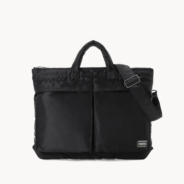 Porter-YOSHIDA & Co Tanker Short Helmet Bag - Black