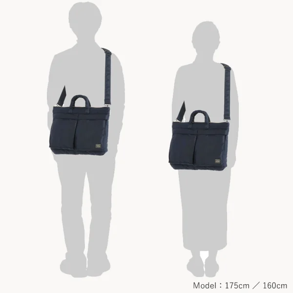 Porter-YOSHIDA & Co Tanker Short Helmet Bag - Black