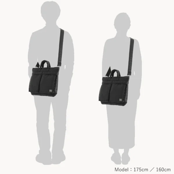 Porter-YOSHIDA & Co Tanker Short Helmet Bag - Black