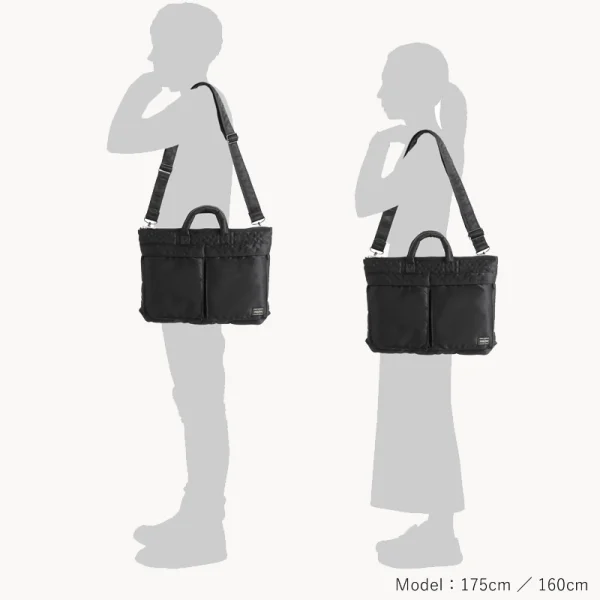 Porter-YOSHIDA & Co Tanker Short Helmet Bag - Black