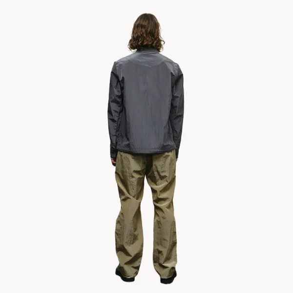 RANRA Epitome Shiny nylon LS Overshirt – Peat
