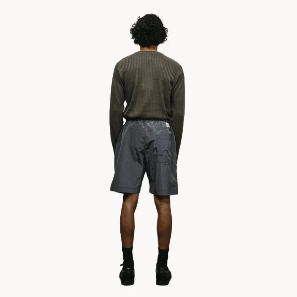 RANRA Stroller Shiny Nylon Shorts – Peat