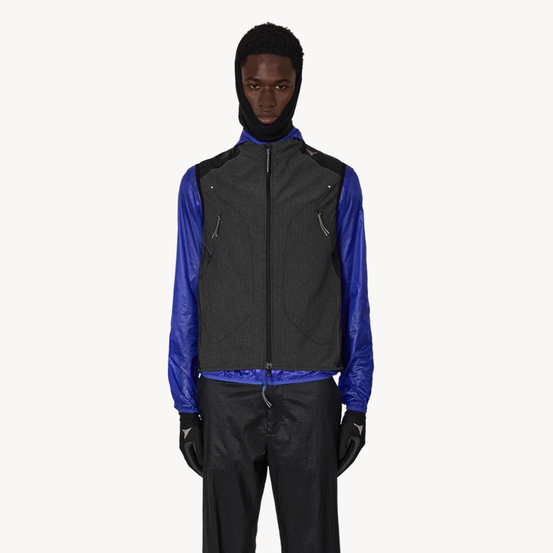 ROA Numb Pinstriped Commuting Vest – Black ROA Numb Pinstriped Commuting Vest – Black