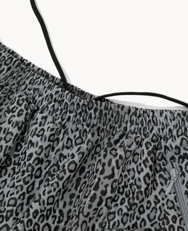SOUTH2 WEST8 Leopard String C.S. Short – Grey