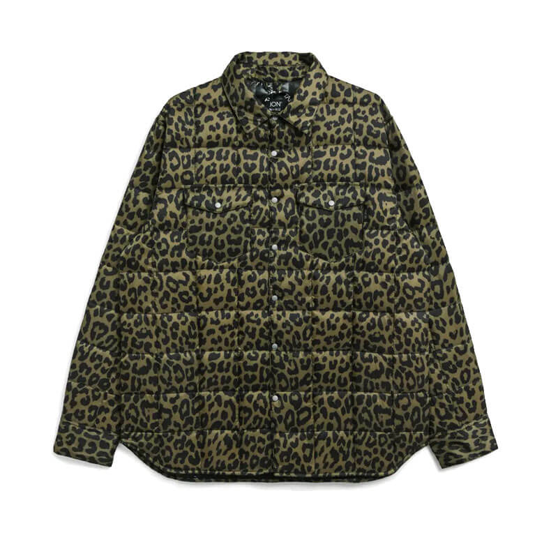 TAION-Pocket-Down-Shirt-Leopard-1