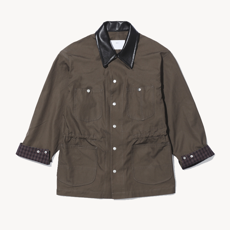 TOGA-Toga Archives Canvas Jacket Khaki (1) TOGA Canvas Jacket - Khaki