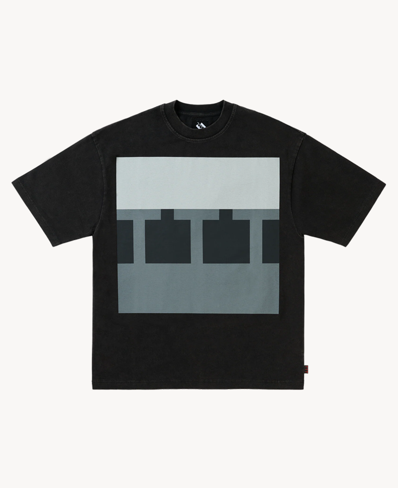 TTT Block T-shirt – Black Acid Wash TTT Block T-shirt – Black Acid Wash