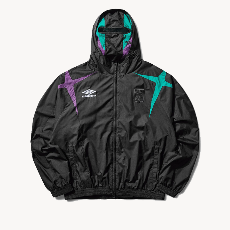 UMBRO Jester Masked Track Jacket – Black UMBRO Jester Masked Track Jacket – Black