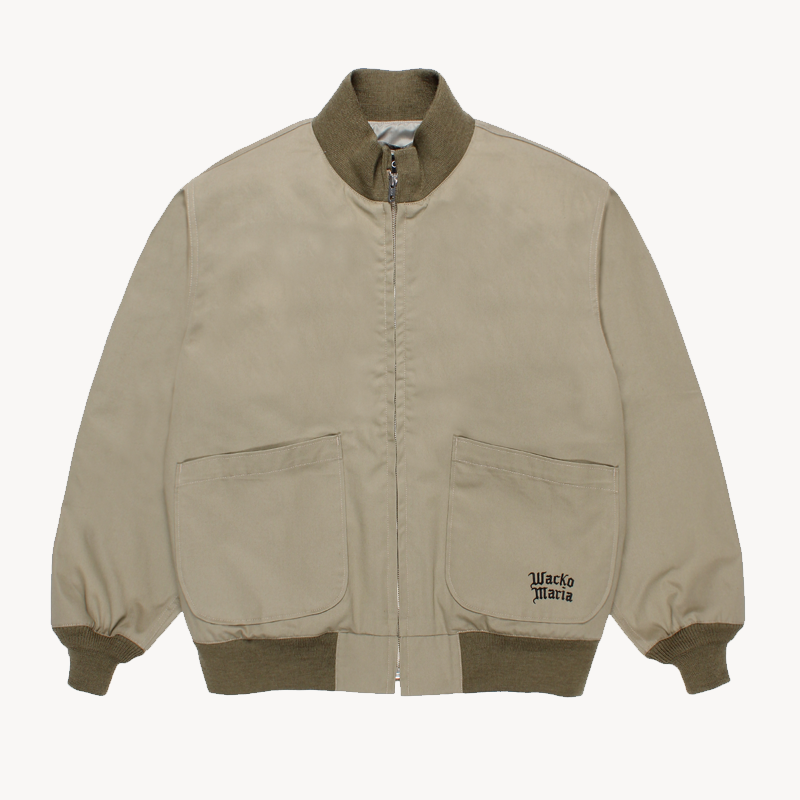 WACKO MARIA Tankers Jacket – Beige (1) WACKO MARIA Tankers Jacket – Beige