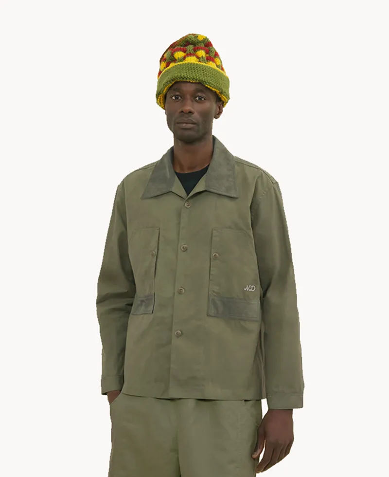 NICHOLAS DALEY Workers Jacket - Olive 2